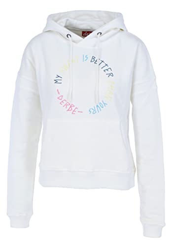 derbe Hamburg My Sweat is Better Than Yours Damen Kapuzenpullover, Größe:L, Hamburg Farben:White von derbe