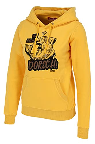 derbe Hamburg W-05-HD-DORSCH Damen Kapuzenpullover, Größe:S, Hamburg Farben:Yellow von derbe