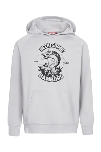 derbe Hechtsuppe Hoodie Herren Kapuzenpullover Grau Paloma L von derbe