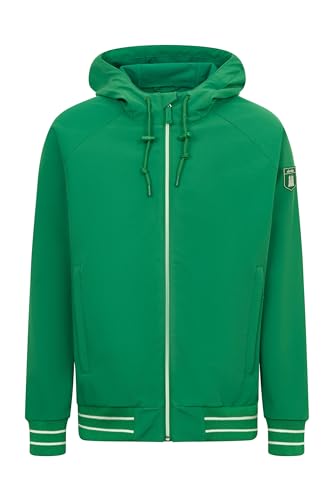 derbe Softshell Jacke Helgoby Herren Grün M | Softshelljacke | Übergangsjacke | Männer | Kapuze | Zip | Hamburg von derbe