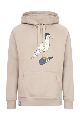 derbe - Herren - Hoodie - Sturmmöwe - Cobblestone - XXL von derbe