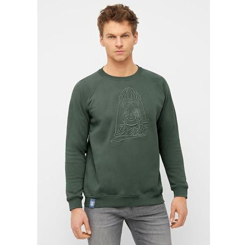 derbe Herren Pullover Walross Sweatshirt Kombu Green dunkelgrün - XL von derbe