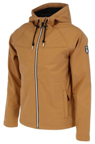 derbe Herren Softshelljacke Isleby doe beige/Black schwarz - XXL von derbe