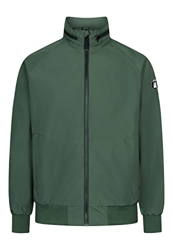 derbe Herren Wetterschutzjacke Ripby Regenjacke Kombu Green Black grün schwarz - XL von derbe