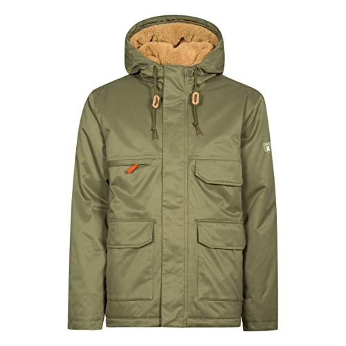 derbe Herren Winterjacke Cottholm deep Lichen Green/Caramel grün/braun - L von derbe