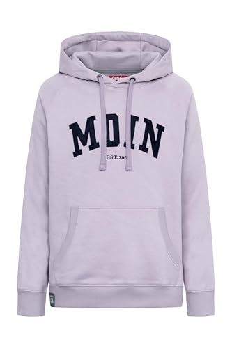 derbe Hoodie Moin Herren Flieder Grau M | Kapuze | Hamburg | Pullover von derbe