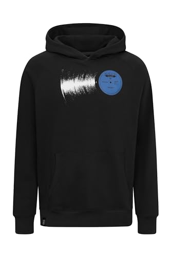 derbe Platte - Herren Hoodie, Größe:XL, Farbe:Jet Black von derbe