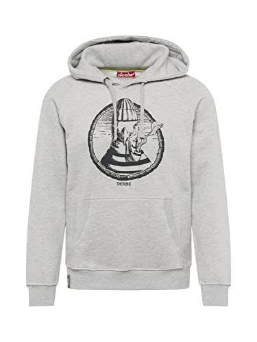 derbe Hoody Matrosenmöwe Men, M, Grey Melange von derbe