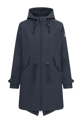 derbe Friese Island Damen Softshellmantel, Größe:36, Farbe:navy/navy von derbe