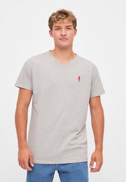 derbe Kurzarm T-shirt Print „Basic Kippes“ von derbe