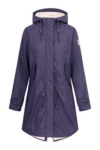 derbe Friese Tidaholm - Regenjacke, Größe_Bekleidung_NR:42, Farbe:purple plumeria/off white von derbe