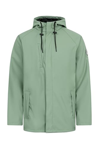 derbe Regenjacke Passby Plain Herren Grün XL | Friese | Männer | Mesh-Futter | Regen | Jacke | Kapuze von derbe