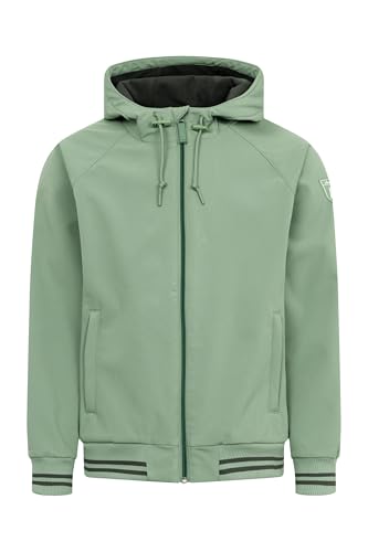 derbe Softshelljacke Helgoby Herren Hellgrün Nachhaltig L | Softshelljacke | Übergangsjacke | Männer | Kapuze | Zip | Hamburg von derbe