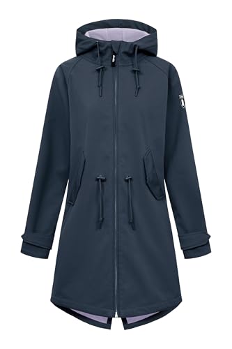 derbe Softshelljacke Island Friese Damen Dunkelblau Nachhaltig 36 | Softshell | Kurzmantel | Frauen | Hamburg von derbe