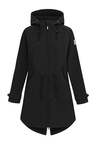 derbe Softshelljacke Island Friese Damen Schwarz 46 | Softshelljacke | Übergangsjacke | Frauen| Kapuze | Zip | Hamburg | Mantel | Black derbe Softshelljacke Island Friese Damen Schwarz 46 | Softshelljacke | Übergangsjacke | Frauen| Kapuze | Zip | Hamburg | Mantel | Black von derbe