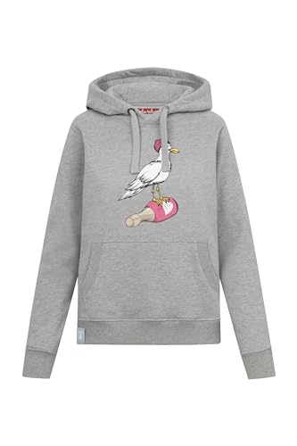 derbe Hoody Sturmmöwin Women, L, Grey Melange von derbe