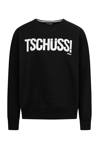 derbe Sweatshirt Tschüss Damen Schwarz Crewneck S | In Hamburg SAGT Man | Rundhals | Pullover von derbe