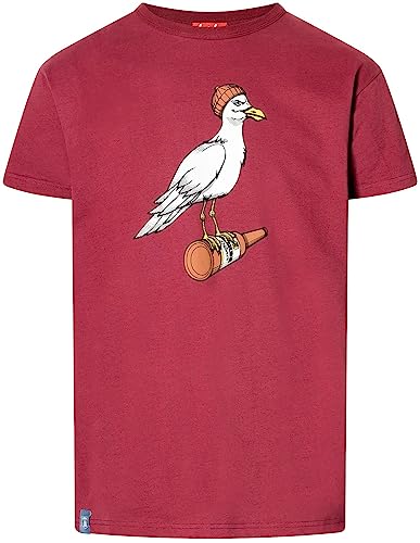 derbe T-Shirt Sturmmöwe Men, XL, Tibetan red von derbe