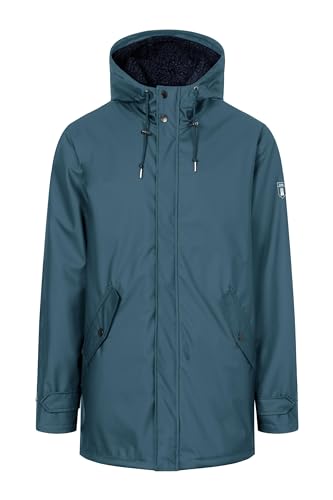 derbe Trekholm Herren Regenjacke Blau Gefüttert Orion Blue 3XL von derbe