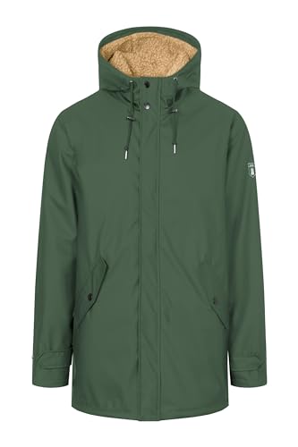 derbe Trekholm Herren Regenjacke Grün Gefüttert Kombu Green 3XL von derbe