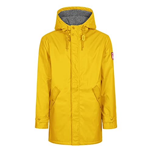 derbe Trekholm Herren Regenjacke Friesennerz Yellow Gelb Gefüttert XL von derbe