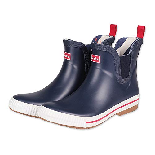 derbe Wattpuuschen Unisex Erwachsene Gummistiefel Regenstiefel, Navy Blau, 36 EU von derbe