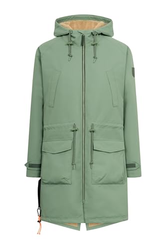 derbe Phoebholm Dog - Damen Parka, Größe_Bekleidung_NR:40, Farbe:hedge green/caramel von derbe