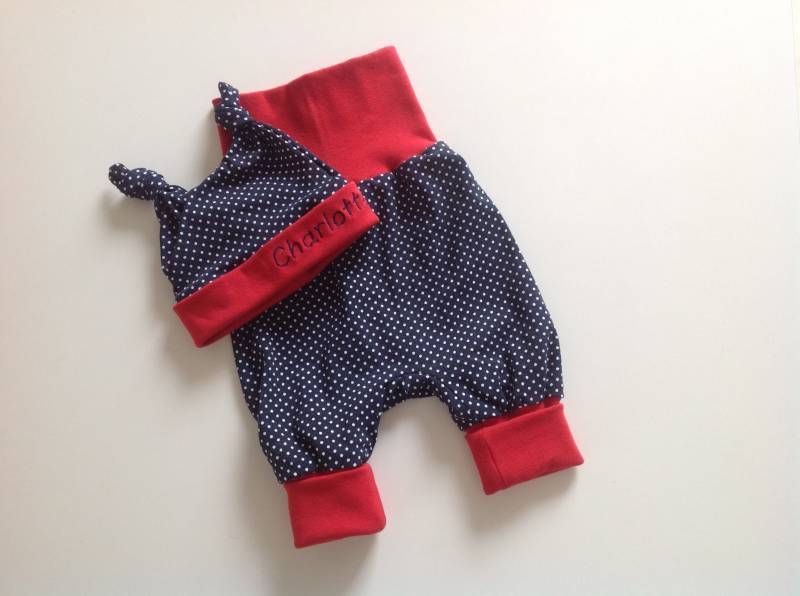 Babyset - Jerseyhose Mit Passender Mütze Babyset - Jerseyhose Mit Passender Mütze von designGHgermany