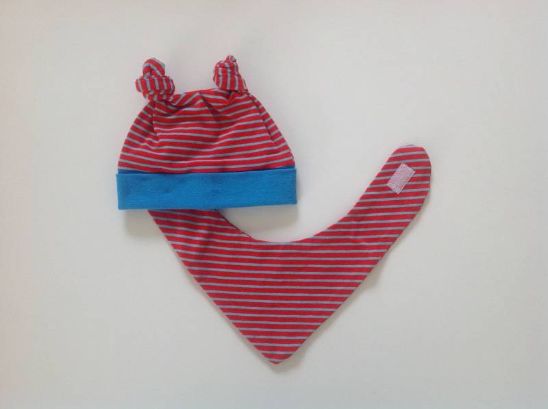 Babyset - Mütze Mit Passenden Halstuch von designGHgermany
