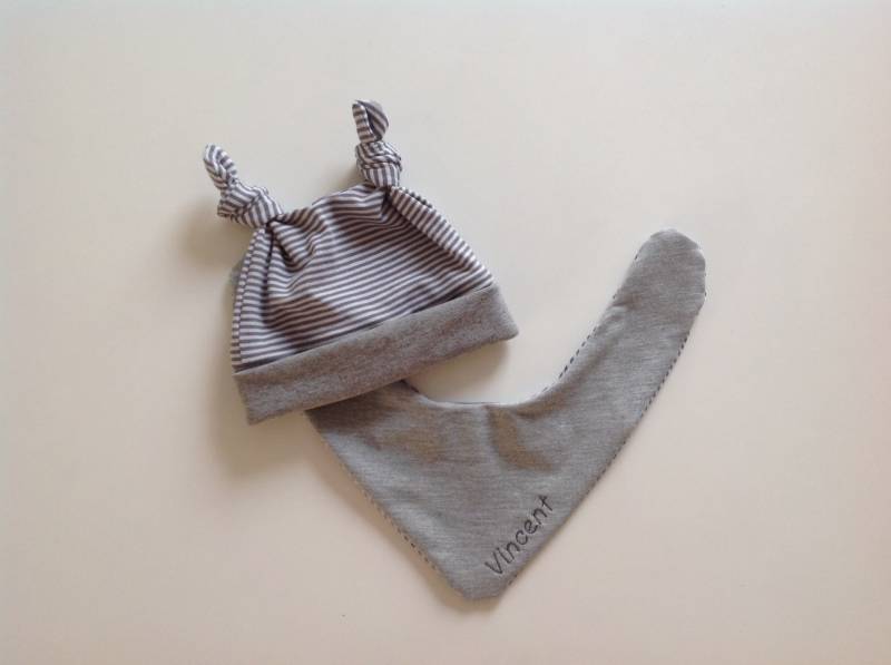 Mützenset - Knotenmütze Mit Passendem Halstuch von designGHgermany