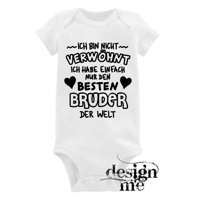 Baby Body Mit Aufdruck Bester Bruder Der Welt Motiv Spruch Kurzarm Fun Geschenk von designme24