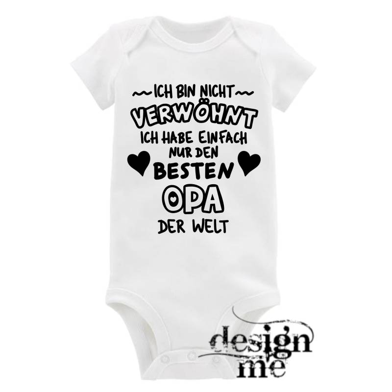 Baby Body Mit Aufdruck Bester Opa Der Welt Motiv Spruch Kurzarm Fun Geschenk von designme24