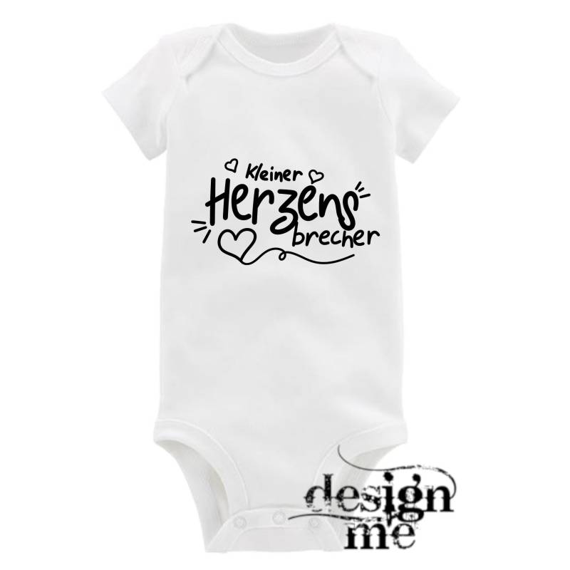 Baby Body Mit Aufdruck Motiv Kleiner Herzensbrecher Spruch Kurzarm Fun Geschenk von designme24