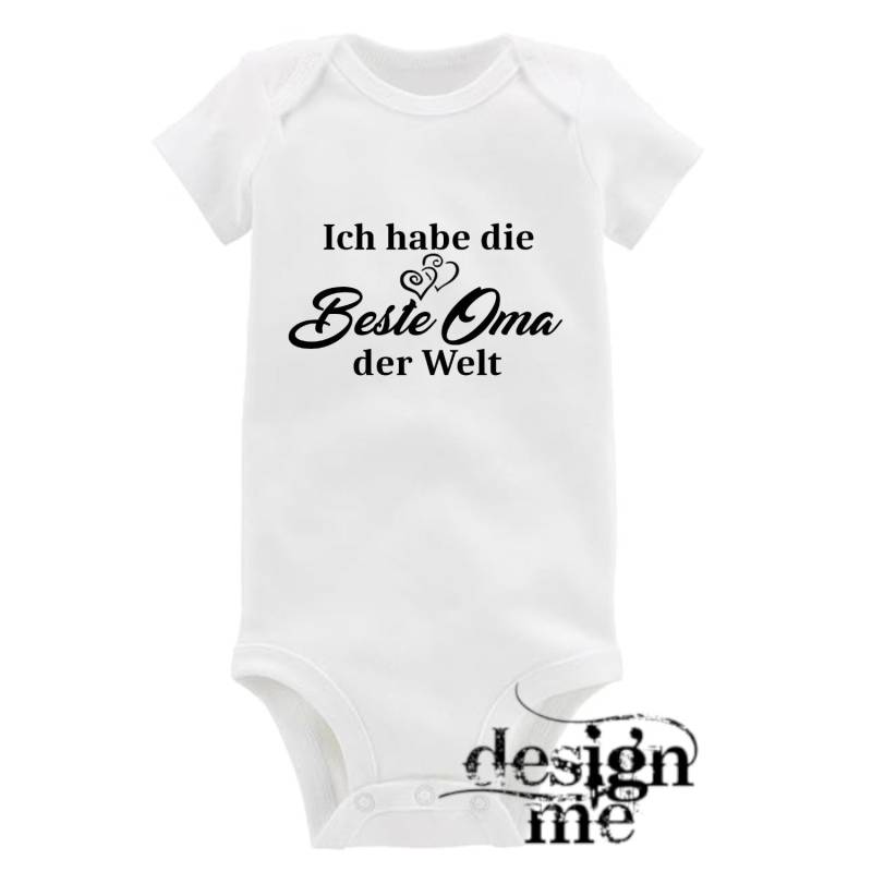 Baby Body Mit Aufdruck Motiv Spruch Beste Oma Kurzarm Fun Geschenk von designme24