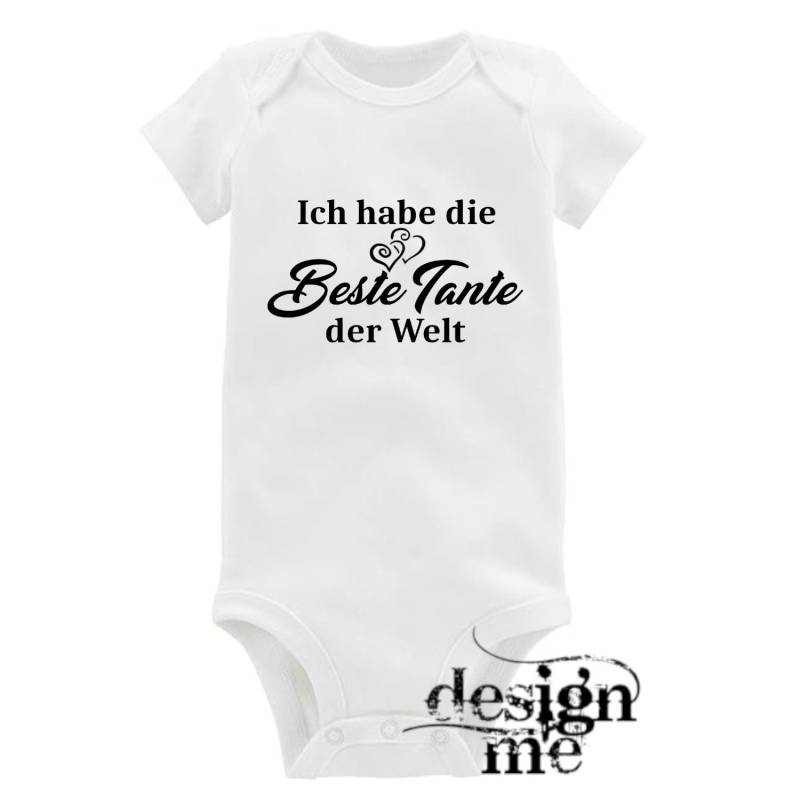 Baby Body Mit Aufdruck Motiv Spruch Beste Tante Kurzarm Fun Geschenk von designme24