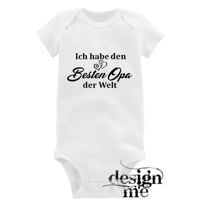 Baby Body Mit Aufdruck Motiv Spruch Bester Opa Kurzarm Fun Geschenk von designme24