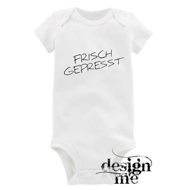 Baby Body Mit Aufdruck Motiv Spruch Frisch Gepresst Kurzarm Fun Geschenk von designme24