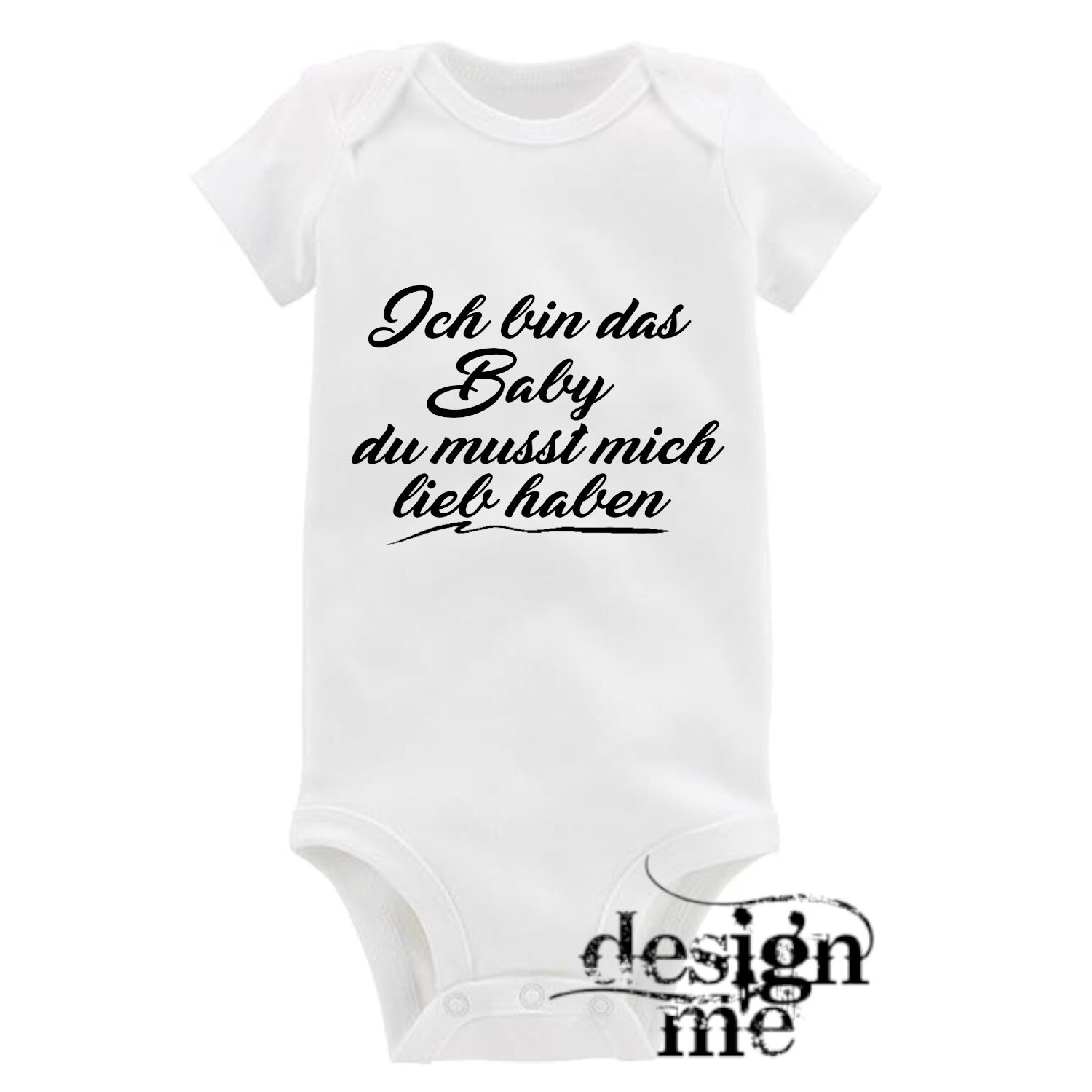 Baby Body Mit Aufdruck Motiv Spruch Ich Bin Das Lustig Kurzarm Fun Geschenk Baby Body Mit Aufdruck Motiv Spruch Ich Bin Das Lustig Kurzarm Fun Geschenk von designme24
