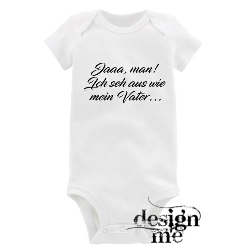Baby Body Mit Aufdruck Motiv Spruch Ich Seh Aus Wie Mein Vater Kurzarm Fun Geschenk von designme24