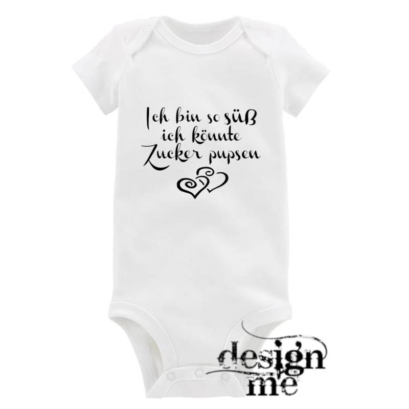 Baby Body Mit Aufdruck Motiv Spruch Könnte Zucker Pupsen Kurzarm Fun Geschenk von designme24