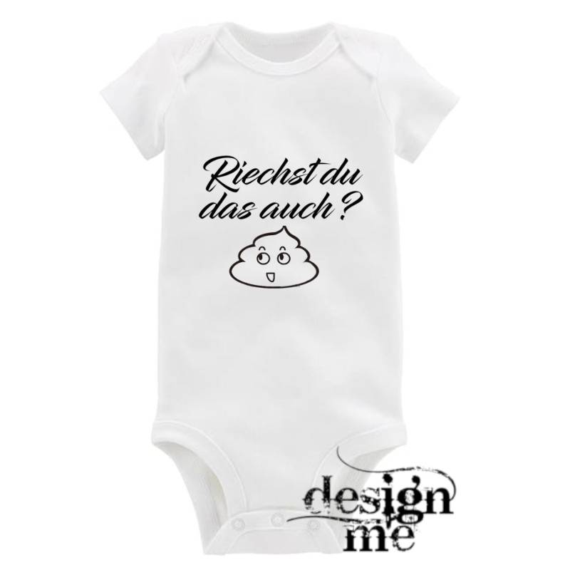 Baby Body Mit Aufdruck Motiv Spruch Riechst Du Das Auch? Kurzarm Fun Geschenk von designme24