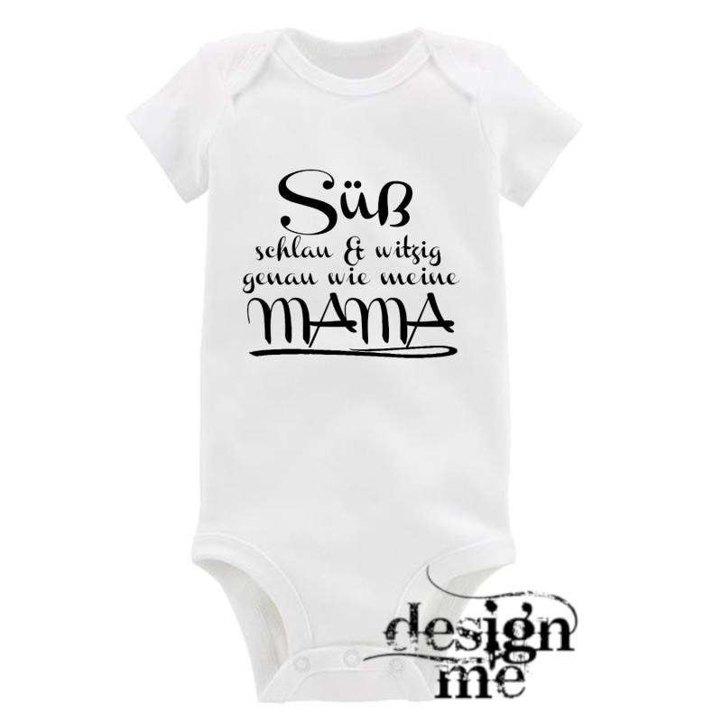 Baby Body Mit Aufdruck Motiv Spruch Süß Schlau & Witzig Kurzarm Fun Geschenk von designme24