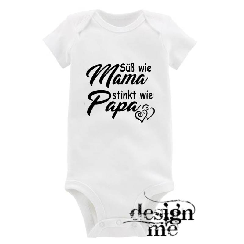 Baby Body Mit Aufdruck Motiv Spruch Süß Wie Mama Kurzarm Fun Geschenk von designme24
