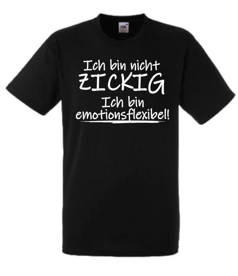 Lustiges Spruch T-Shirt "Ich Bin Nicht Zickig Ich Emotionsflexibel" Fun Witzig Shirt Männer Frauen Sprüche Geschenk Kleidung von designme24