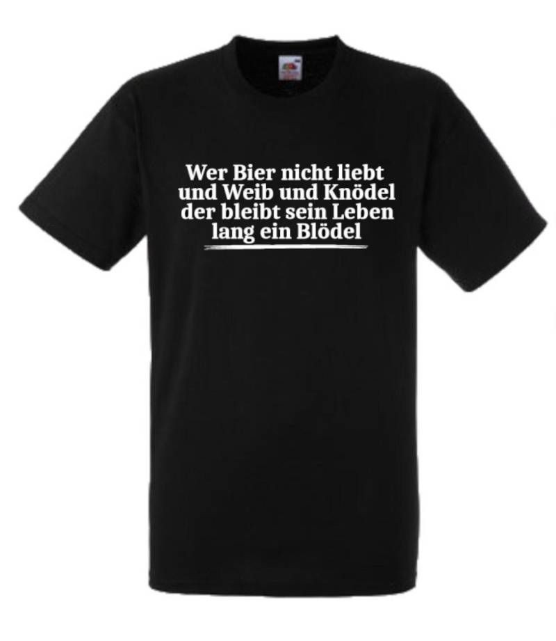 Lustiges Spruch T-Shirt "Wer Bier Nicht Liebt..." Fun Witzig Unisex Shirt Männer Frauen Sprüche Geschenk Kleidung von designme24