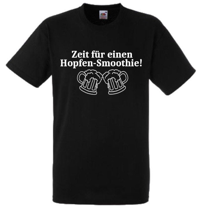 Lustiges Spruch T-Shirt "Zeit Für Einen Hopfen-Smoothie" Fun Witzig Unisex Shirt Männer Frauen Sprüche Geschenk Kleidung von designme24