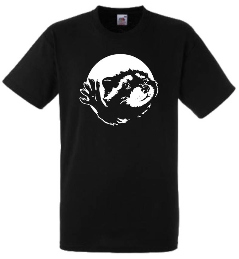 Lustiges T-Shirt Pedro Tanzender Waschbär Racoon Fun Witzig Unisex Shirt Männer Frauen Geschenk Kleidung von designme24