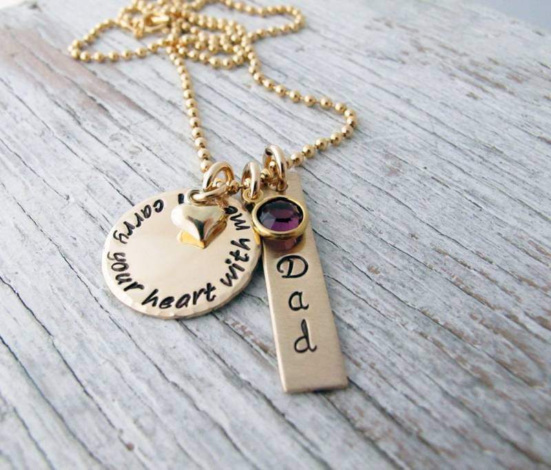 Verlust Eines Geliebten Menschen, Erinnerungsschmuck, Fehlgeburt Halskette, Elternteils, Ich Trage Dein Herz Bei Mir von designsbydawnrenee