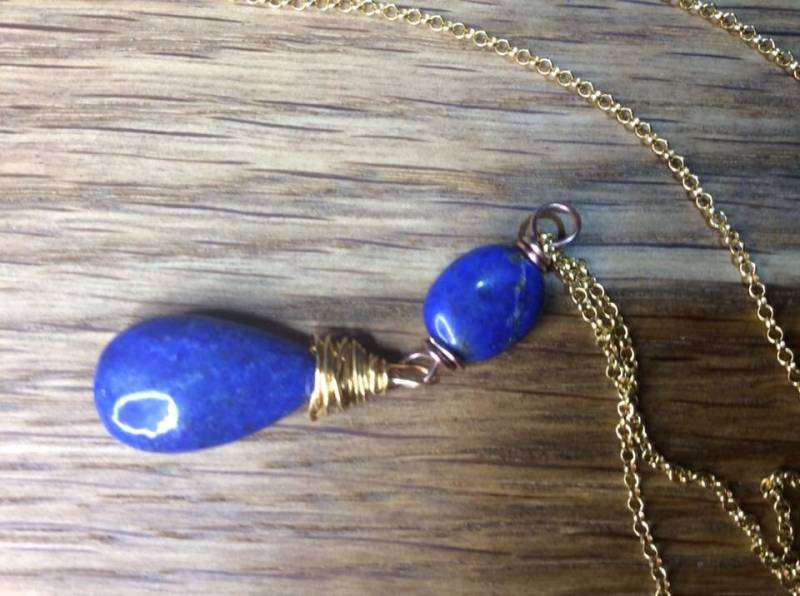 Lapis Lazuli Kette von designsonbenbecula