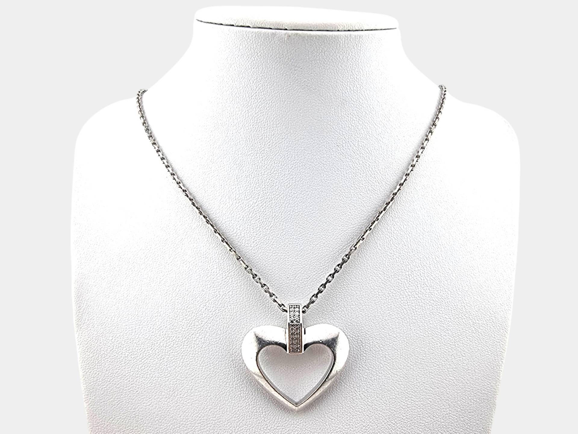 Vintage Original Jette Joop Sterling Silver Heart Pendant Necklace - 92 cm Vintage Original Jette Joop Sterling Silver Heart Pendant Necklace - 92 cm von detaschmuck